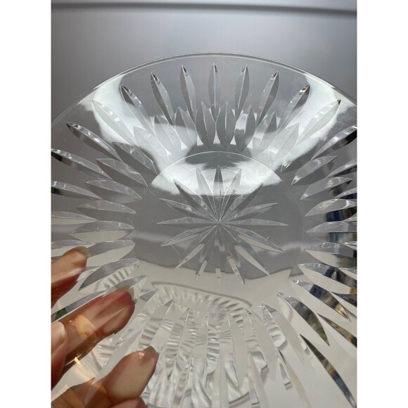 2 Waterford Crystal Maureen Salad Plates about 8 inches - Picture 3 of 10